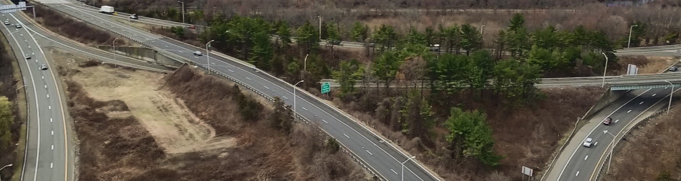 Aerial photo of I-84 Danbury